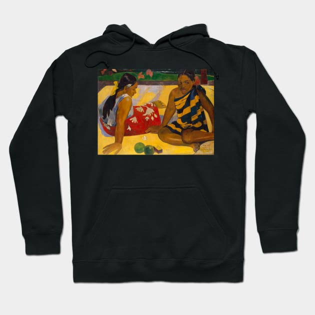 Parau Api. What News by Paul Gauguin Hoodie by Classic Art Stall